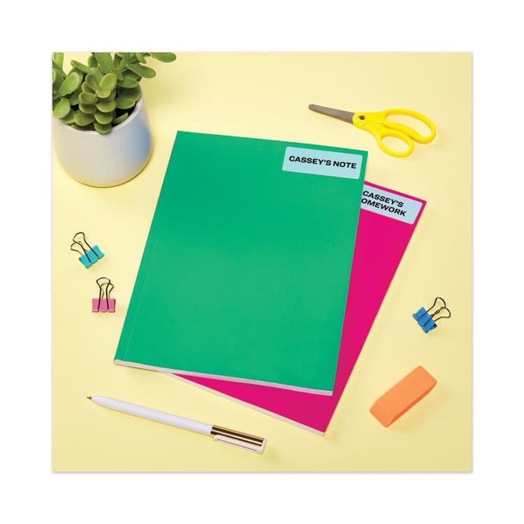 AVERY PRODUCTS CORPORATION High-Visibility Permanent Laser ID Labels, 1 x 2.63, Pastel Blue, 750/Pack (AVE5980) thumbnail 4