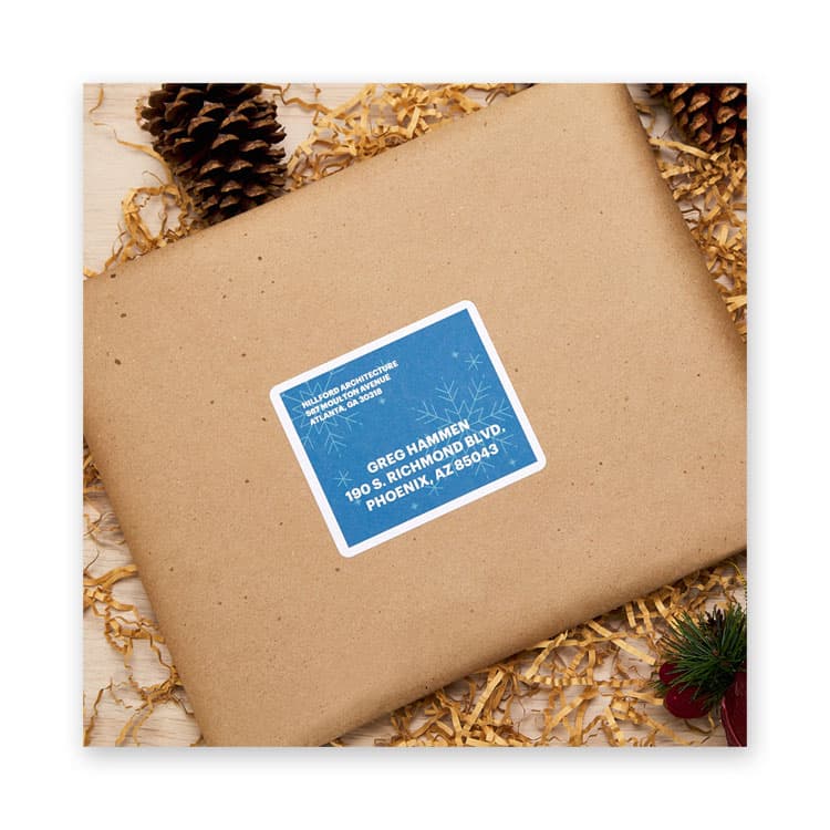 AVERY PRODUCTS CORPORATION Waterproof Shipping Labels with TrueBlock and Sure Feed, Laser Printers, 3.33 x 4, White, 6/Sheet, 50 Sheets/Pack (AVE5524) thumbnail 4