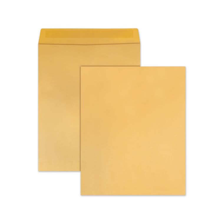 QUALITY PARK PRODUCTS Jumbo Size Kraft Envelope, Cheese Blade Flap, Fold-Over Closure, 14 x 18, Brown Kraft, 25/Pack (QUA42354)