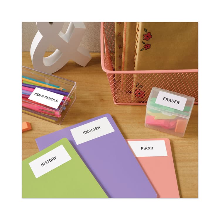 AVERY PRODUCTS CORPORATION Copier Mailing Labels, Copiers, 1.38 x 2.81, White, 24/Sheet, 100 Sheets/Box (AVE5363) thumbnail 4