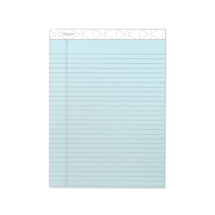 TOPS BUSINESS FORMS Prism + Colored Writing Pads, Wide/Legal Rule, (50) Pastel Blue 8.5 x 11 Sheets, 12/Pack (TOP63120)