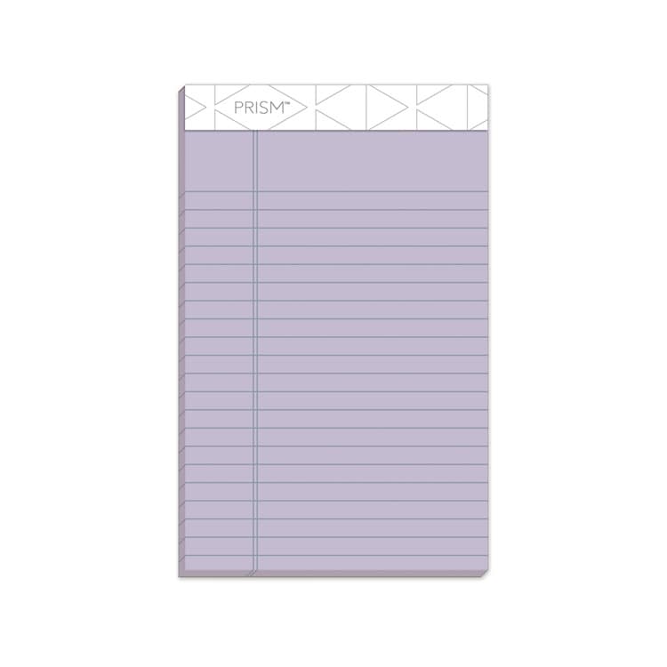 TOPS BUSINESS FORMS Prism + Colored Writing Pads, Narrow Rule, (50) Pastel Orchid 5 x 8 Sheets, 12/Pack (TOP63040)