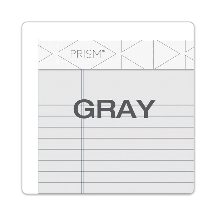 TOPS BUSINESS FORMS Prism + Colored Writing Pads, Narrow Rule, (50) Pastel Gray 5 x 8 Sheets, 12/Pack (TOP63060) thumbnail 2