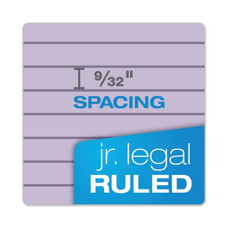 TOPS BUSINESS FORMS Prism + Colored Writing Pads, Narrow Rule, (50) Pastel Orchid 5 x 8 Sheets, 12/Pack (TOP63040) thumbnail 4