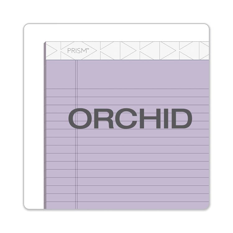 TOPS BUSINESS FORMS Prism + Colored Writing Pads, Wide/Legal Rule, (50) Pastel Orchid 8.5 x 11 Sheets, 12/Pack (TOP63140) thumbnail 2