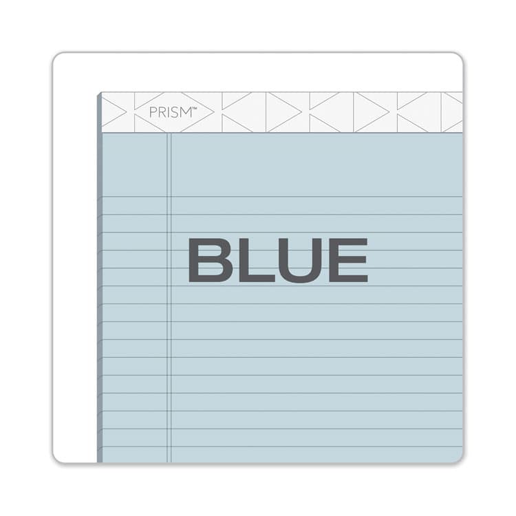 TOPS BUSINESS FORMS Prism + Colored Writing Pads, Wide/Legal Rule, (50) Pastel Blue 8.5 x 11 Sheets, 12/Pack (TOP63120) thumbnail 2