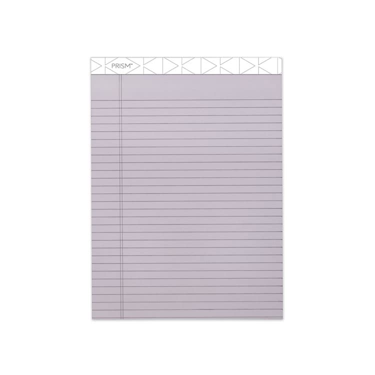 TOPS BUSINESS FORMS Prism + Colored Writing Pads, Wide/Legal Rule, (50) Pastel Orchid 8.5 x 11 Sheets, 12/Pack (TOP63140)