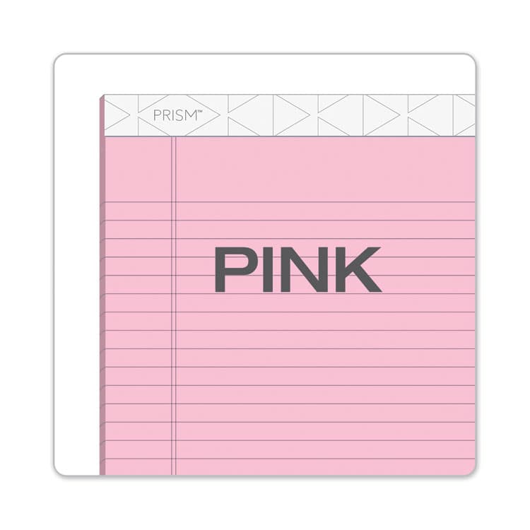 TOPS BUSINESS FORMS Prism + Colored Writing Pads, Wide/Legal Rule, (50) Pastel Pink 8.5 x 11 Sheets, 12/Pack (TOP63150) thumbnail 2