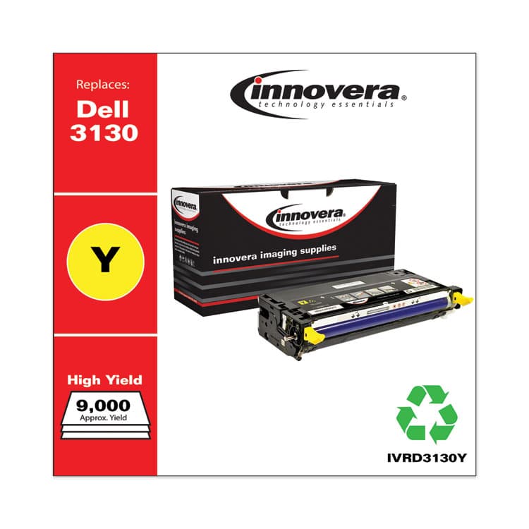 INNOVERA Remanufactured Yellow High-Yield Toner, Replacement for 330-1204, 9,000 Page-Yield (IVRD3130Y) thumbnail 2