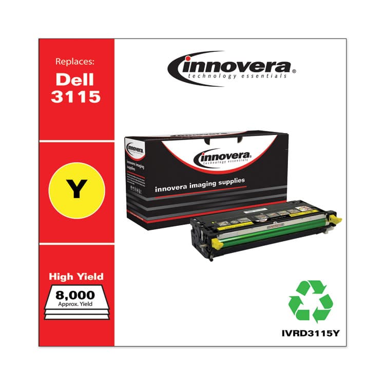 INNOVERA Remanufactured Yellow High-Yield Toner, Replacement for 310-8401, 8,000 Page-Yield (IVRD3115Y) thumbnail 2
