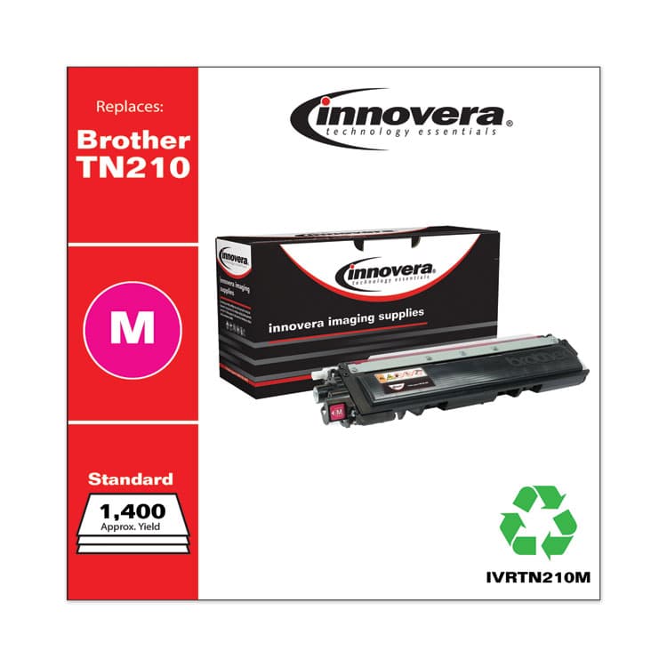 INNOVERA Remanufactured Magenta Toner, Replacement for TN210M, 1,400 Page-Yield (IVRTN210M) thumbnail 2