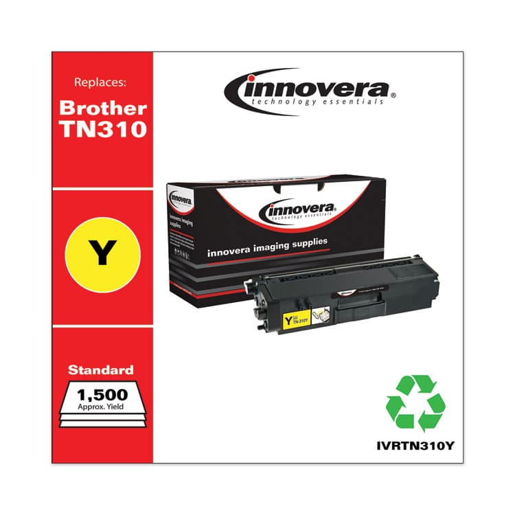 INNOVERA Remanufactured Yellow Toner, Replacement for TN310Y, 1,500 Page-Yield (IVRTN310Y) thumbnail 2