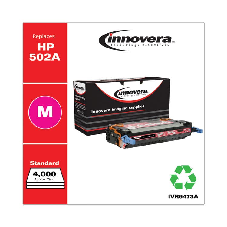 INNOVERA Remanufactured Magenta Toner, Replacement for 502A (Q6473A), 4,000 Page-Yield (IVR6473A) thumbnail 2