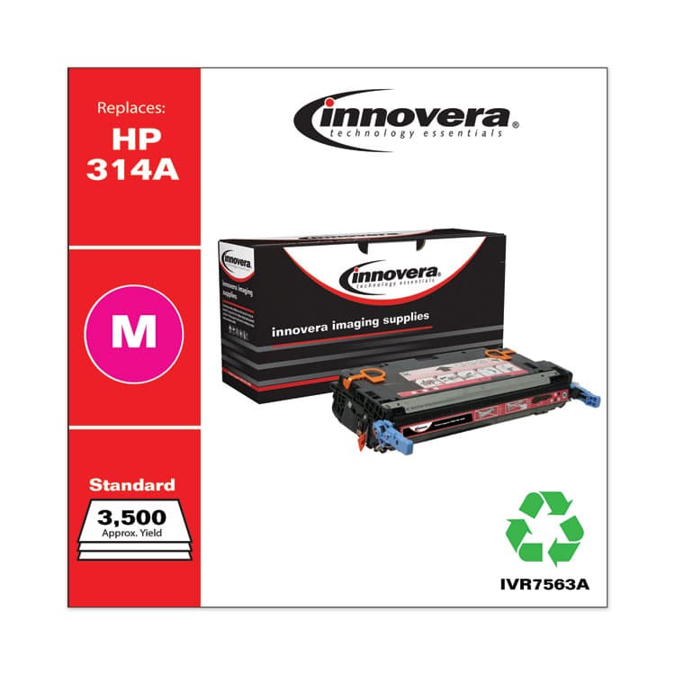 INNOVERA Remanufactured Magenta Toner, Replacement for 314A (Q7563A), 3,500 Page-Yield (IVR7563A) thumbnail 2