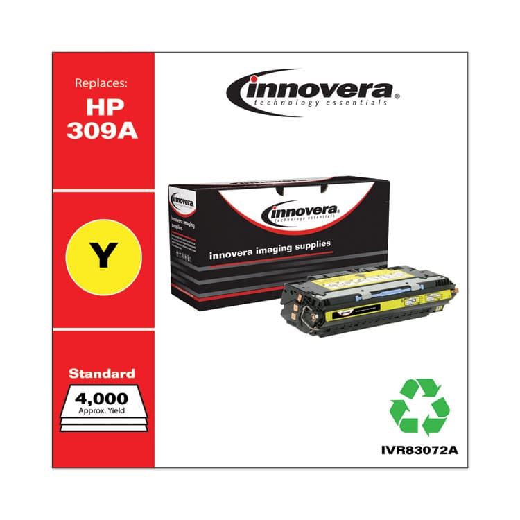 INNOVERA Remanufactured Yellow Toner, Replacement for 309A (Q2672A), 4,000 Page-Yield (IVR83072A) thumbnail 2