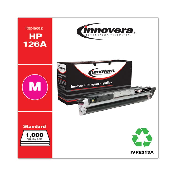 INNOVERA Remanufactured Magenta Toner, Replacement for 126A (CE313A), 1,000 Page-Yield (IVRE313A) thumbnail 2