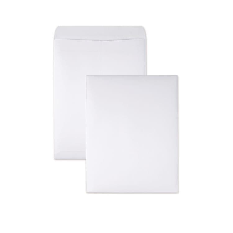 QUALITY PARK PRODUCTS Redi-Seal Catalog Envelope, #12 1/2, Cheese Blade Flap, Redi-Seal Adhesive Closure, 9.5 x 12.5, White, 100/Box (QUA43617)
