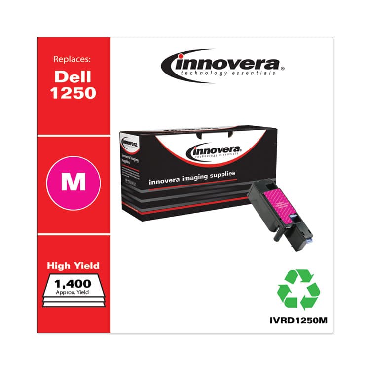 INNOVERA Remanufactured Magenta High-Yield Toner, Replacement for 331-0780, 1,400 Page-Yield (IVRD1250M) thumbnail 2