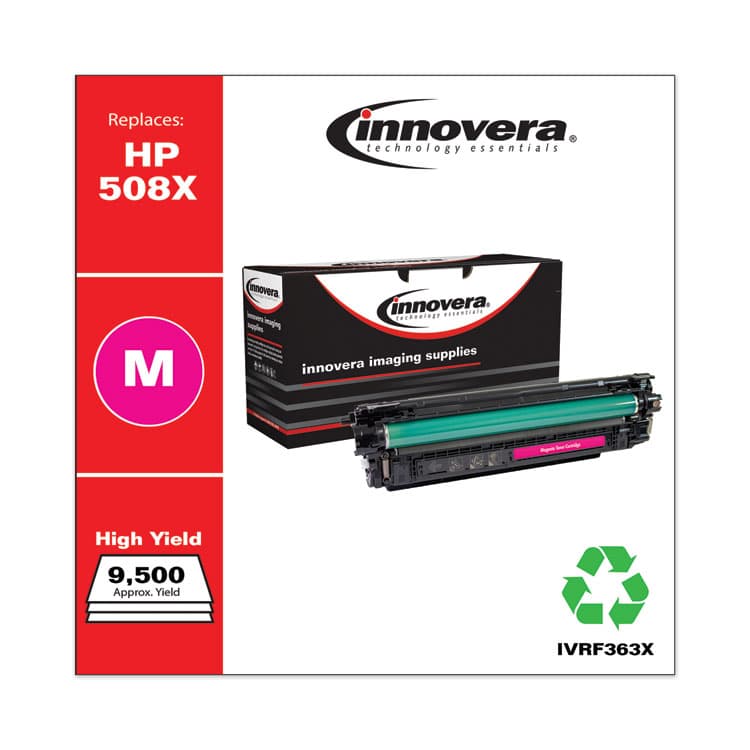 INNOVERA Remanufactured Magenta High-Yield Toner, Replacement for 508X (CF363X), 9,500 Page-Yield (IVRF363X) thumbnail 2