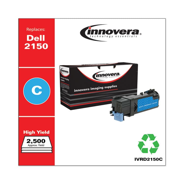 INNOVERA Remanufactured Cyan High-Yield Toner, Replacement for 331-0716, 2,500 Page-Yield (IVRD2150C) thumbnail 2