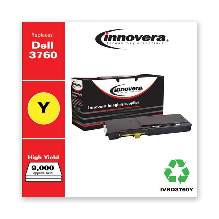 INNOVERA Remanufactured Yellow Toner, Replacement for 331-8430, 9,000 Page-Yield (IVRD3760Y) thumbnail 2
