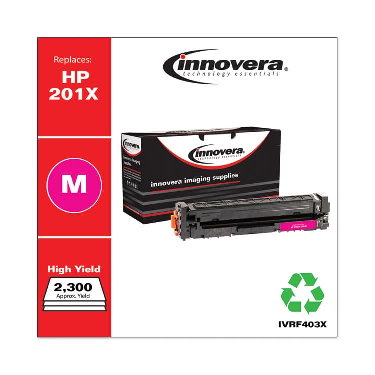 INNOVERA Remanufactured Magenta High-Yield Toner, Replacement for 201X (CF403X), 2,300 Page-Yield (IVRF403X) thumbnail 2