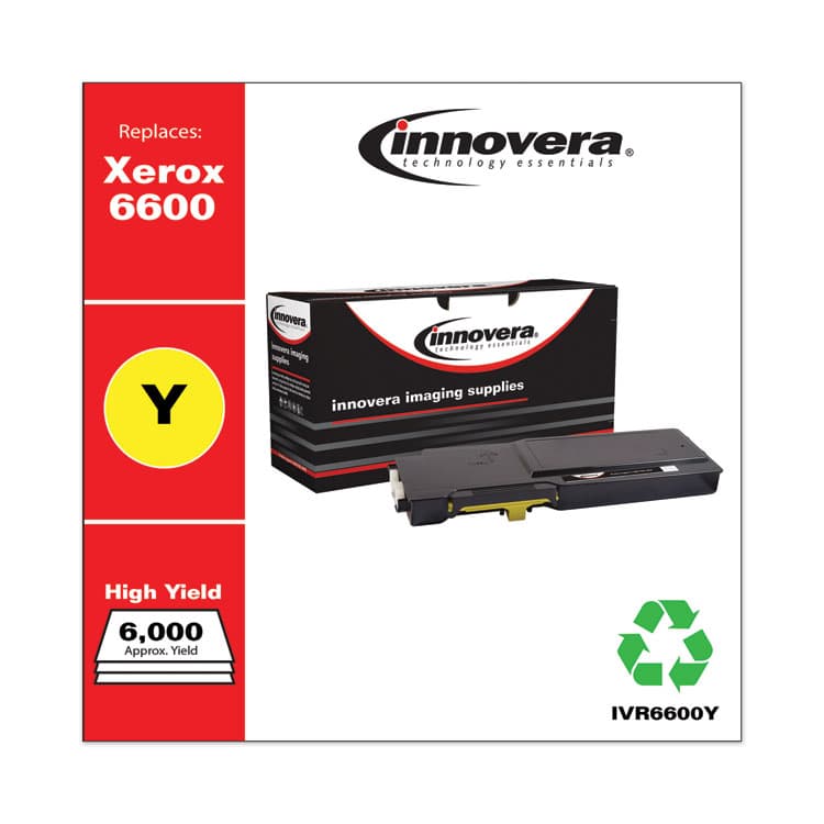 INNOVERA Remanufactured Yellow High-Yield Toner, Replacement for 106R02227, 6,000 Page-Yield (IVR6600Y) thumbnail 2