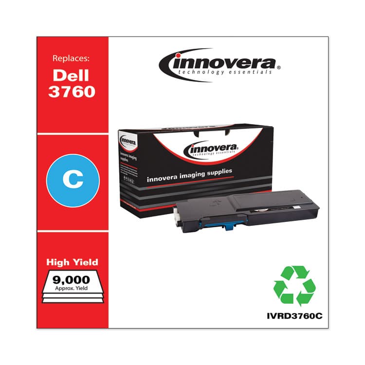 INNOVERA Remanufactured Cyan Toner, Replacement for 331-8432, 9,000 Page-Yield (IVRD3760C) thumbnail 2