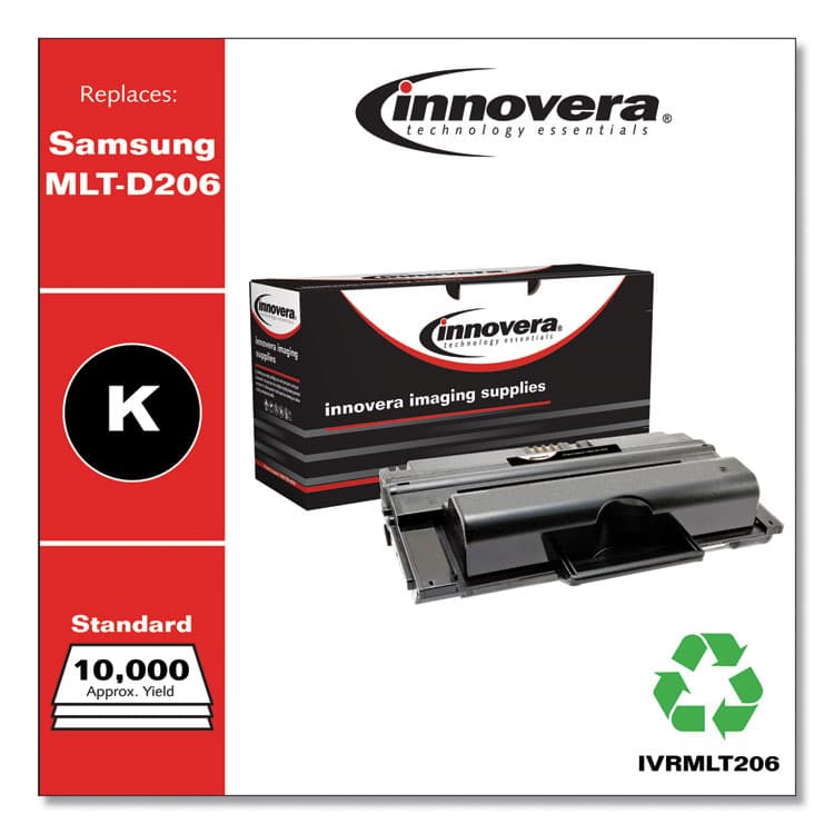 INNOVERA Remanufactured Black Toner, Replacement for MLT-D206L, 10,000 Page-Yield (IVRMLT206) thumbnail 2