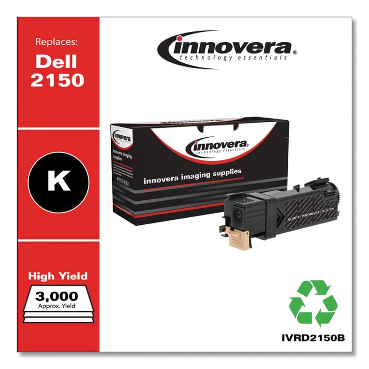 INNOVERA Remanufactured Black High-Yield Toner, Replacement for 331-0719, 3,000 Page-Yield (IVRD2150B) thumbnail 2