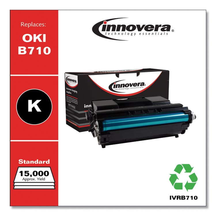 INNOVERA Remanufactured Black Toner, Replacement for 52123601, 15,000 Page-Yield (IVRB710) thumbnail 2