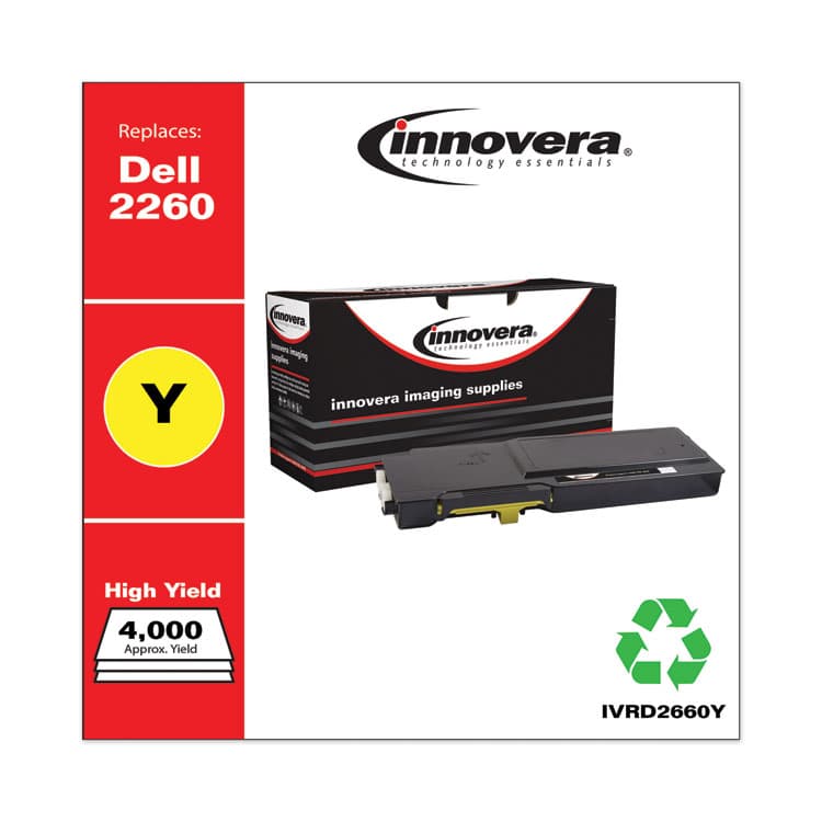 INNOVERA Remanufactured Yellow High-Yield Toner, Replacement for 593-BBBR, 4,000 Page-Yield (IVRD2660Y) thumbnail 2