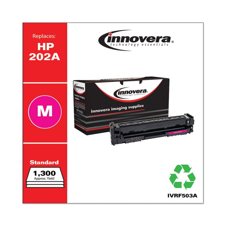 INNOVERA Remanufactured Magenta Toner, Replacement for 202A (CF503A), 1,300 Page-Yield (IVRF503A) thumbnail 2