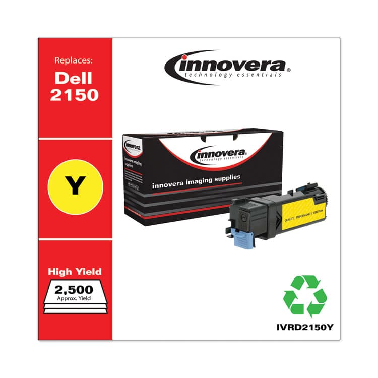 INNOVERA Remanufactured Yellow High-Yield Toner, Replacement for 331-0718, 2,500 Page-Yield (IVRD2150Y) thumbnail 2