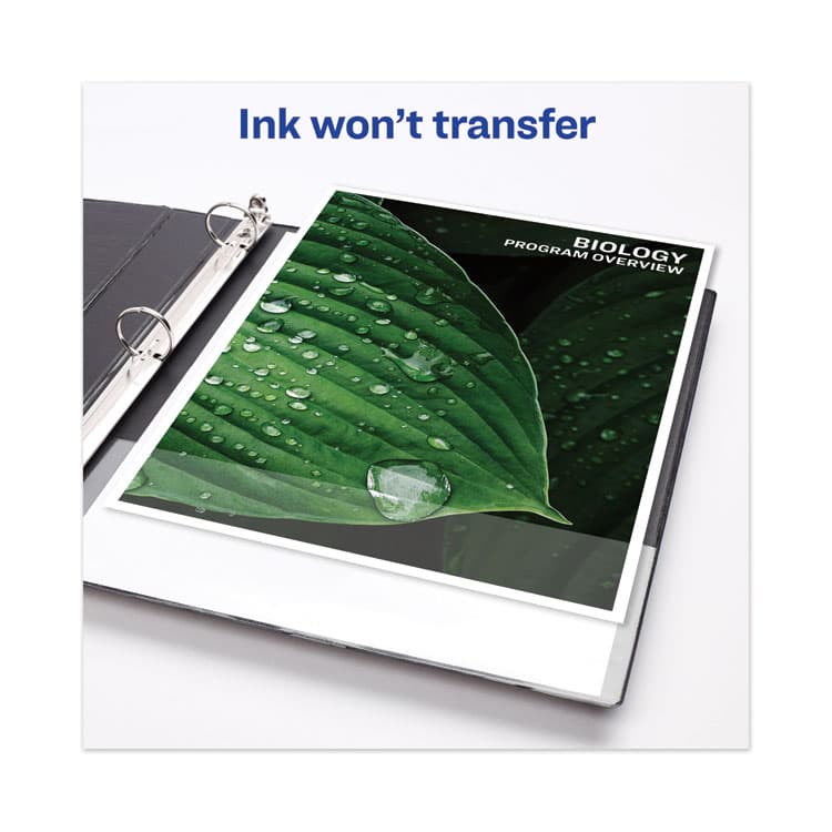 AVERY PRODUCTS CORPORATION Heavy-Duty View Binders, 3 Rings, 1.5" Capacity, 11 x 17, White (AVE72125) thumbnail 4