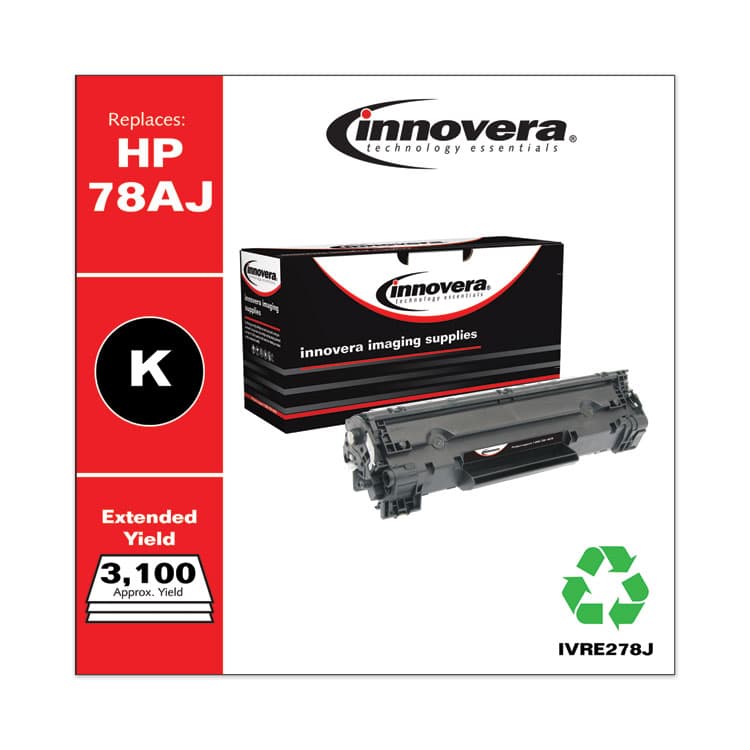 INNOVERA Remanufactured Black Extended-Yield Toner, Replacement for 78A (CE278AJ), 3,100 Page-Yield (IVRE278J) thumbnail 2