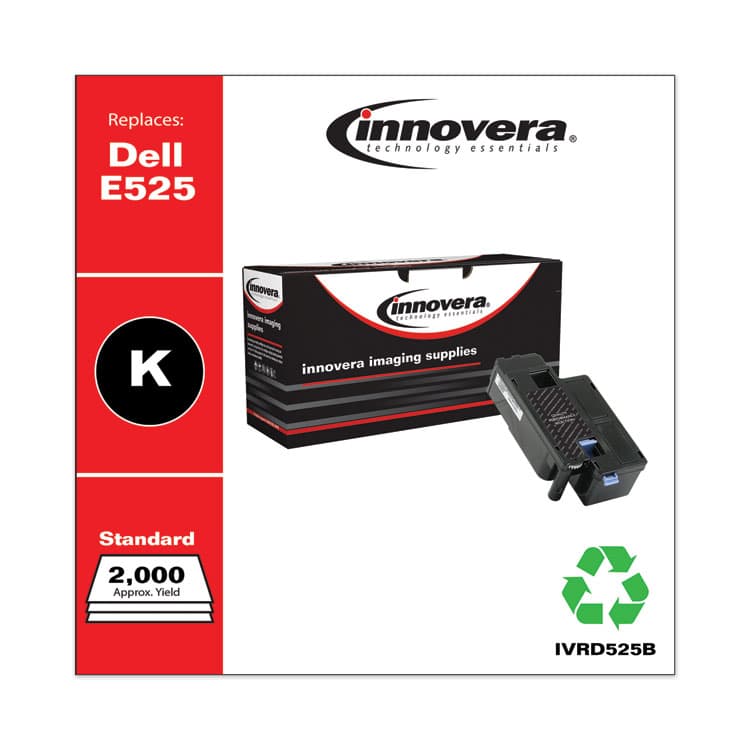 INNOVERA Remanufactured Black Toner, Replacement for 593-BBJX, 2,000 Page-Yield (IVRD525B) thumbnail 2