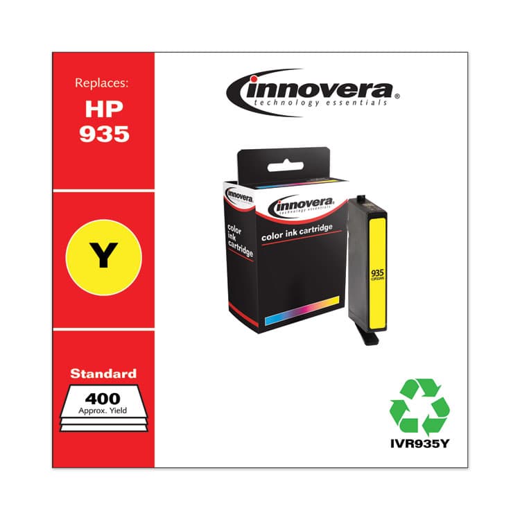 INNOVERA Remanufactured Yellow Ink, Replacement for 935 (C2P22AN), 400 Page-Yield (IVR935Y) thumbnail 2
