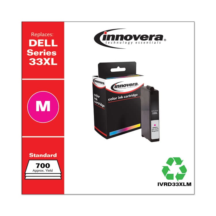 INNOVERA Remanufactured Magenta Ink, Replacement for 33XL (6M6FG331-7379), 700 Page-Yield (IVRD33XLM) thumbnail 2