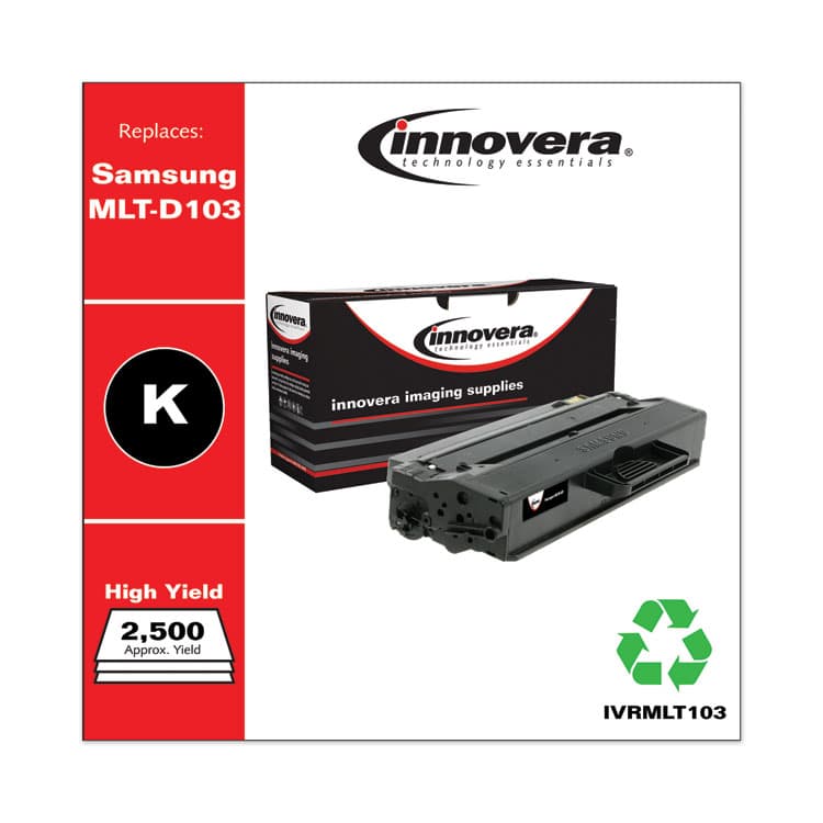 INNOVERA Remanufactured Black High-Yield Toner, Replacement for MLT-D103L, 2,500 Page-Yield (IVRMLT103) thumbnail 2