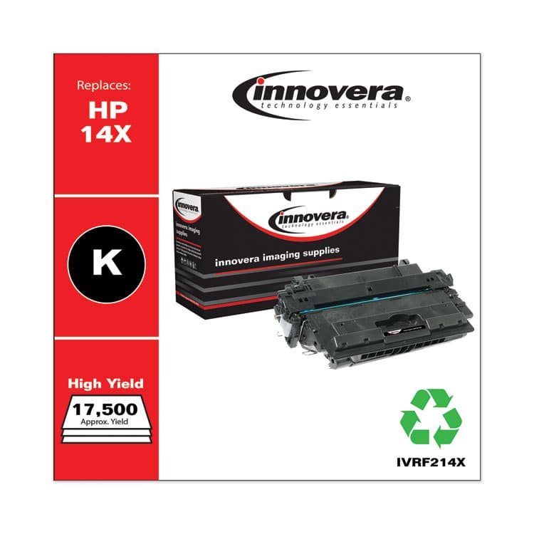 INNOVERA Remanufactured Black High-Yield Toner, Replacement for 14X (CF214X), 17,500 Page-Yield (IVRF214X) thumbnail 2
