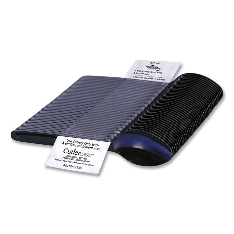 ECO-PRODUCTS,INC. Cutlery for Cutlerease Dispensing System, Mediumweight Spoon, Plastic, Black, 960/Box (WNACEASESP960BL) thumbnail 2