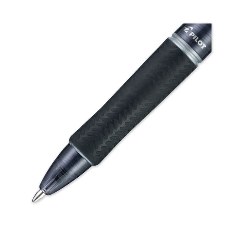 PILOT CORP. OF AMERICA Acroball Colors Advanced Ink Hybrid Gel Pen, Retractable, Medium 1 mm, Black Ink, Smoke/Black Barrel, Dozen (PIL31810) thumbnail 4