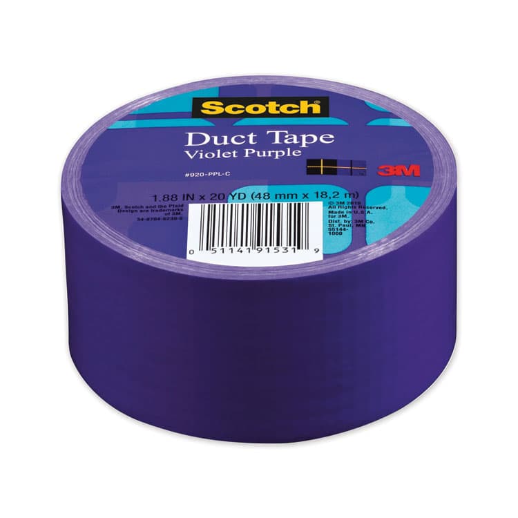 3M/COMMERCIAL TAPE DIV. Duct Tape, 1.88" x 20 yds, Violet Purple (MMM70005059251)