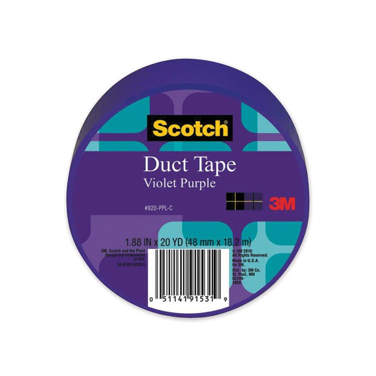 3M/COMMERCIAL TAPE DIV. Duct Tape, 1.88" x 20 yds, Violet Purple (MMM70005059251) thumbnail 2