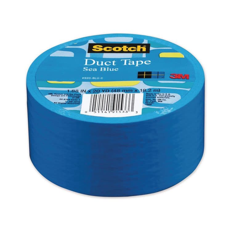 3M/COMMERCIAL TAPE DIV. Duct Tape, 1.88" x 20 yds, Sea Blue (MMM70005059277)