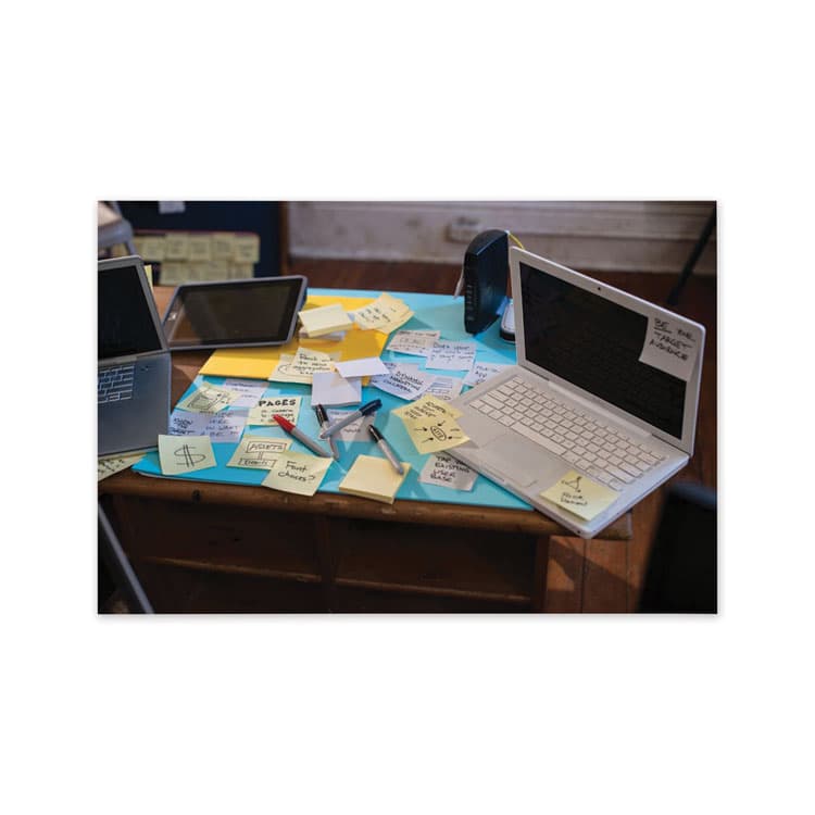 3M/COMMERCIAL TAPE DIV. Original Pads in Canary Yellow, Cabinet Pack, 3" x 3", 90 Sheets/Pad, 24 Pads/Pack (MMM70005141687) thumbnail 4