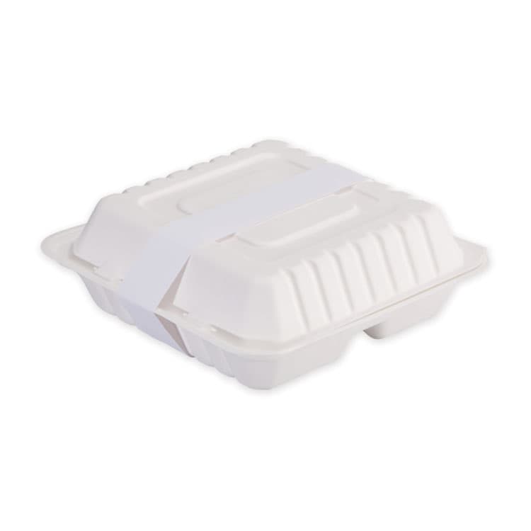 HOFFMASTER Peel and Seal Tamper Evident Food Container Bands, 1.5 x 24, White, Paper, 2,500/Carton (HFM883173) thumbnail 2
