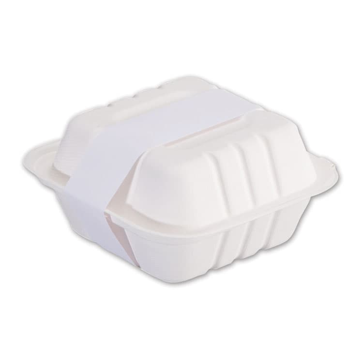 HOFFMASTER Peel and Seal Tamper Evident Food Container Bands, 1.5 x 24, White, Paper, 2,500/Carton (HFM883173) thumbnail 3