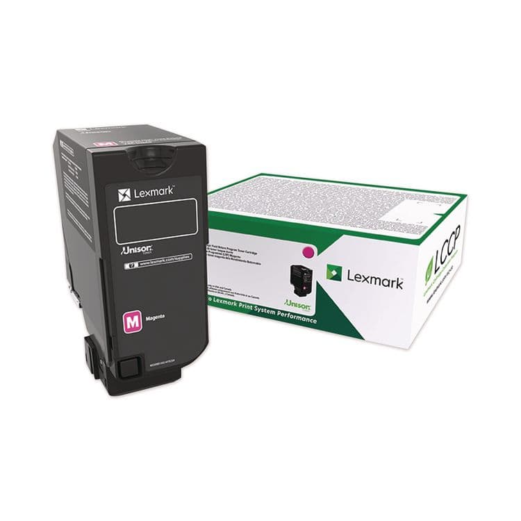 LEXMARK INT'L, . 74C00MG Return Program Toner, 3,000 Page-Yield, Magenta (LEX74C00MG)